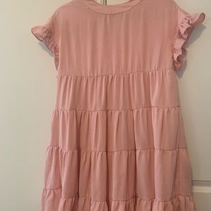 Pink babydoll dress